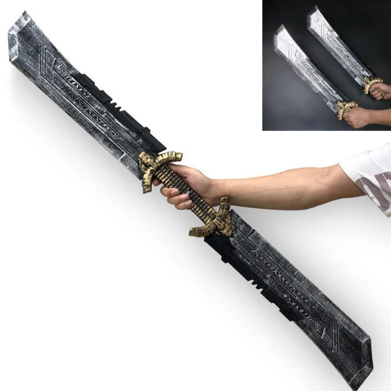 110cm    Gauntlet  War Weapon Cosplay Double-edged Sword Costume Halloween  4 Endgam Props