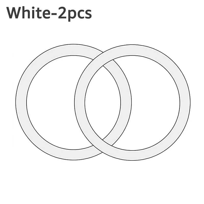 2er-Pack für Magsafe Magnetplatte Ring Universeller Metallaufkleber Unterstützt Kabelloses Laden Metallplatte für Magnet-Autohalterung
