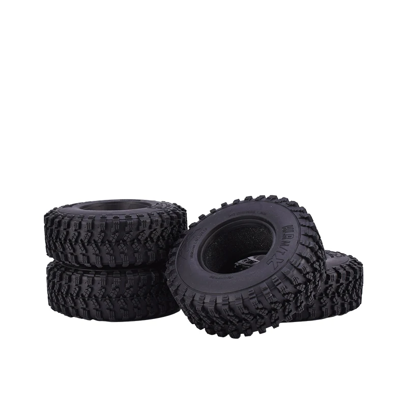 4Pcs AUSTAR AX-8020 1.9 Inch 105mm Rubber Rocks Crawler Tires Tyre for 1/10 Traxxas Redcat SCX10 AXIAL RC4WD TF2 RC Car