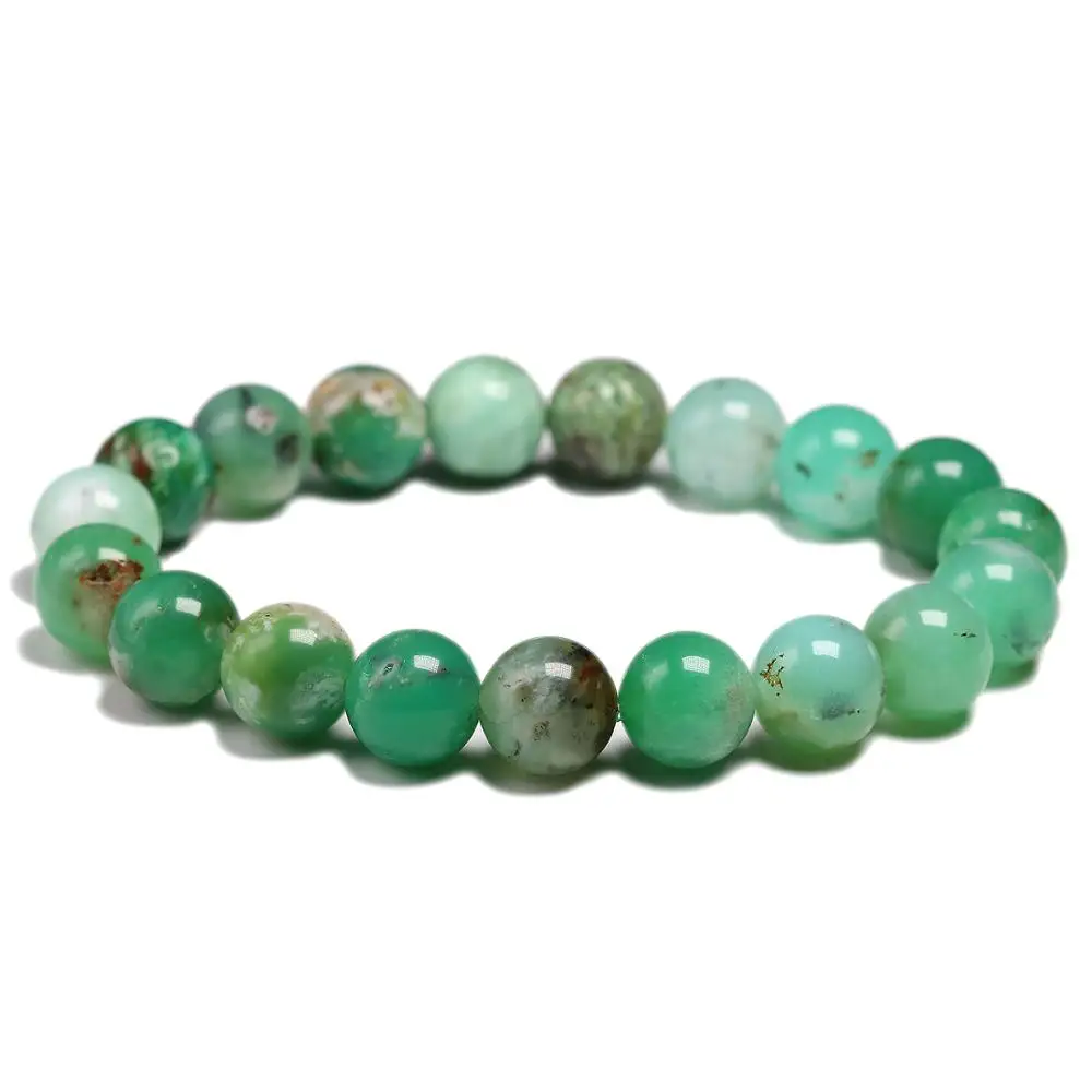 Personalized Natural Australian Jade Stone Beaded Bracelets