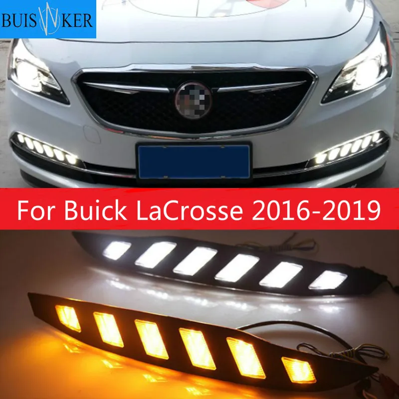 

Для Buick LaCrosse 2016-2019 модификация автомобиля аксессуары светодиодный дневной светильник ДХО фар дальнего света