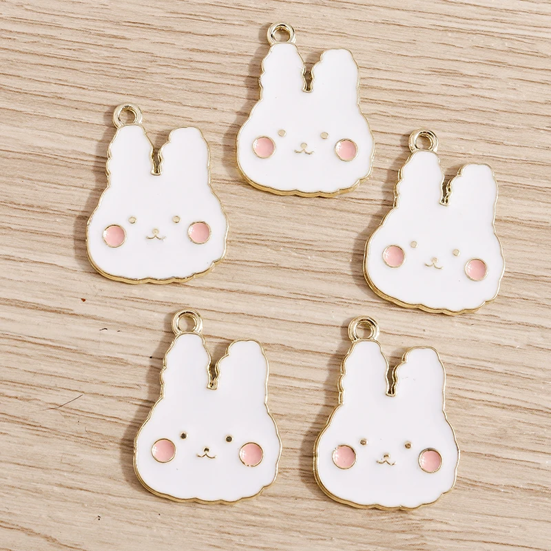 10 teile/los Cartoon Tier Katze Emaille Charms für Schmuck Machen Nette Tropfen Ohrringe Anhänger Halsketten DIY Schlüsselbund Handwerk Liefert – Detail 15