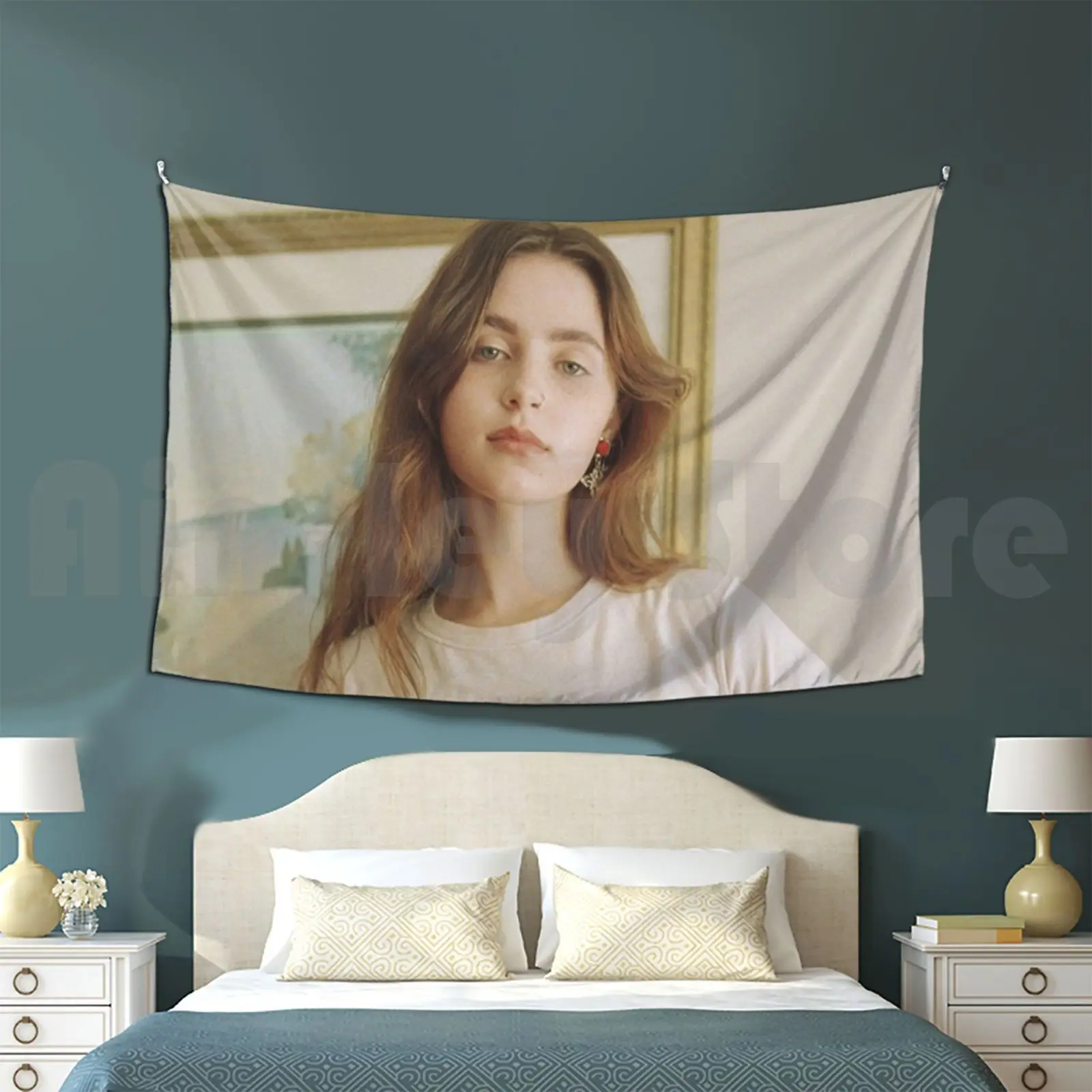 Clairo Customized Tapestry Clairo Indie Bedroom Pop Pretty Girl