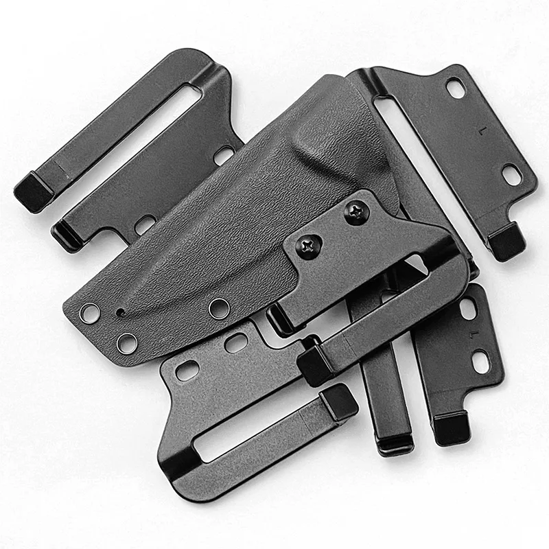 1pair Kydex IWB Holster Clips K Sheath Waist Clip Kydex Knife Scabbard Waist Clip Parts KYDEX Making Accessories