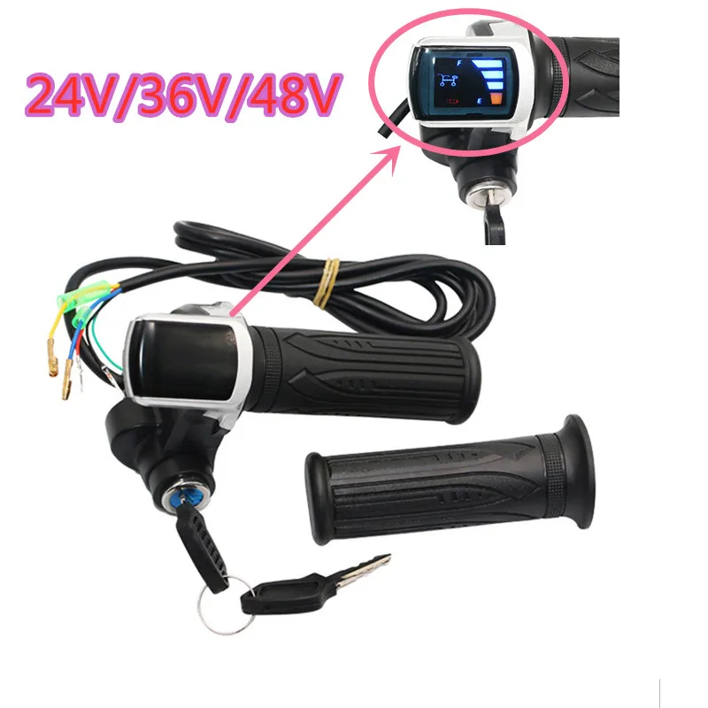 Twist Throttle Battery Display with Brushless Controller 36V 48V 60V 500W for E-bike/Scooter/BLDC Motor/Electric Bike