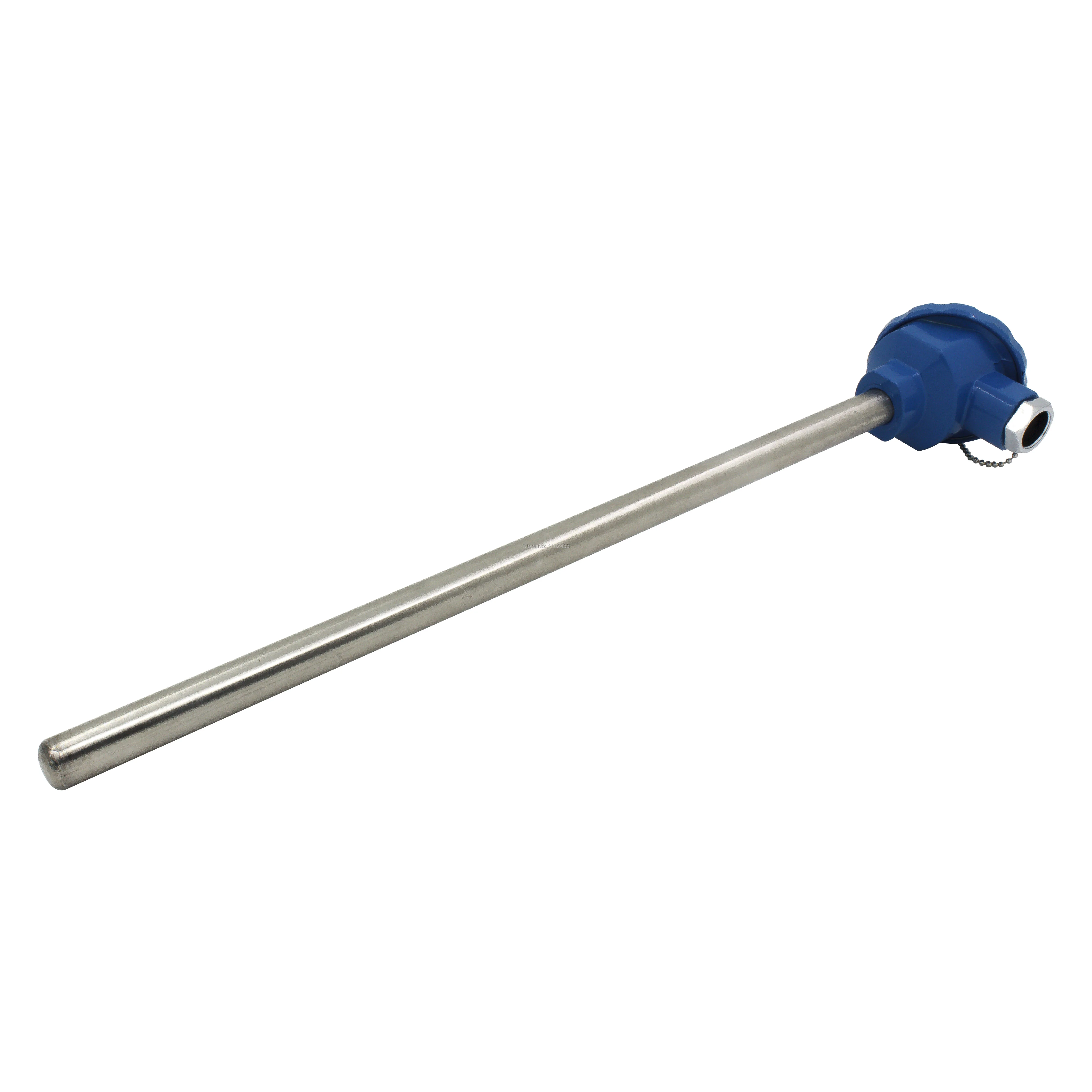 WRN-130 350mm probe  armor head K type thermocouple temperature sensor long term 0-800C short term 0-1100C