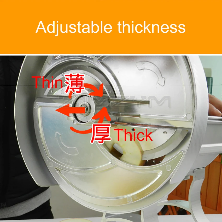 เครื่องใช้ในครัวเรือนเครื่องตัด Commercial มัลติฟังก์ชั่ปรับอลูมิเนียมผักผลไม้ครัว Slicing เครื่อง
