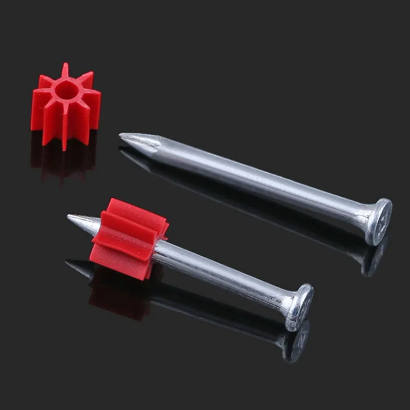 Hard Cement Wall Steel Nail Shoot Nail Hardened Advertising Nails 25pcs