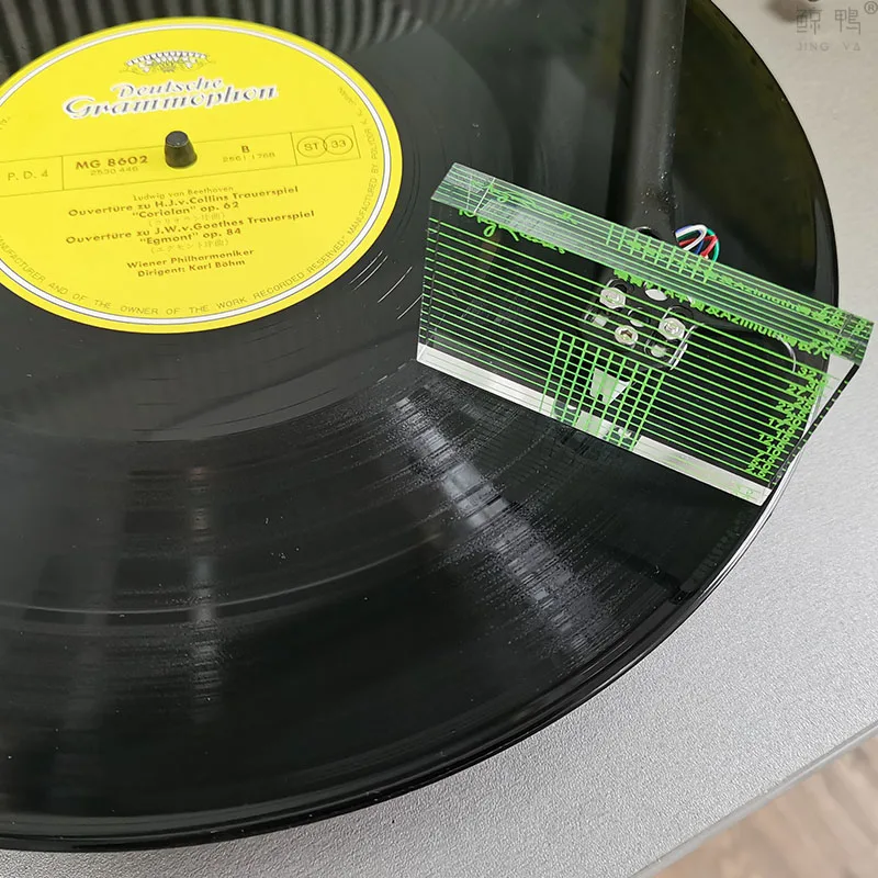 Tonearm VTA & cartuccia azimut allineamento righello blocco allineamento guscio 10mm