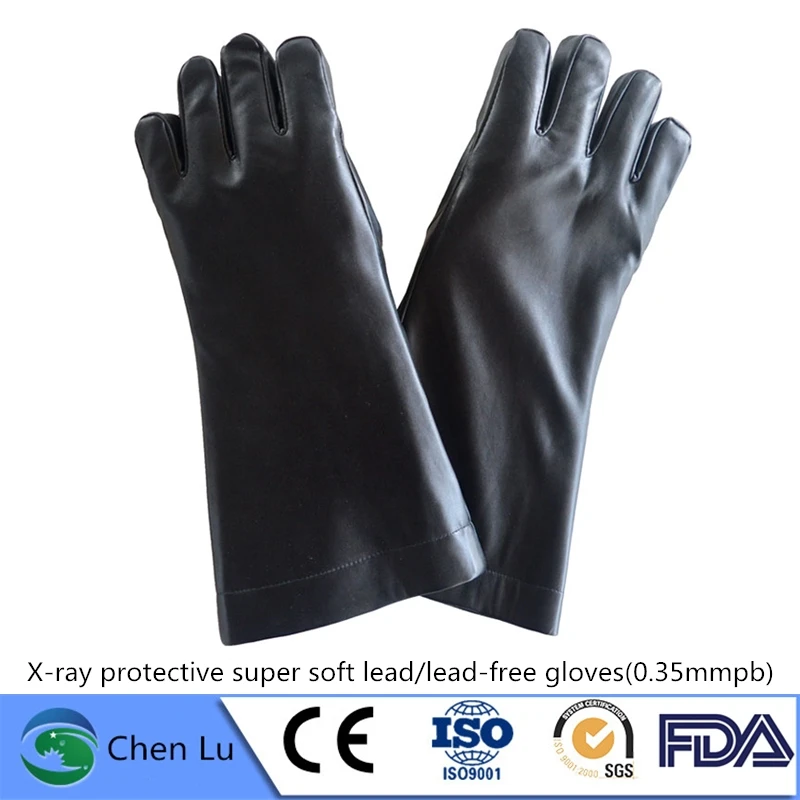 X-ray protective super soft gloves Hospital, radiopharmaceutical laboratory radiological protection 0.35mmpb lead gloves