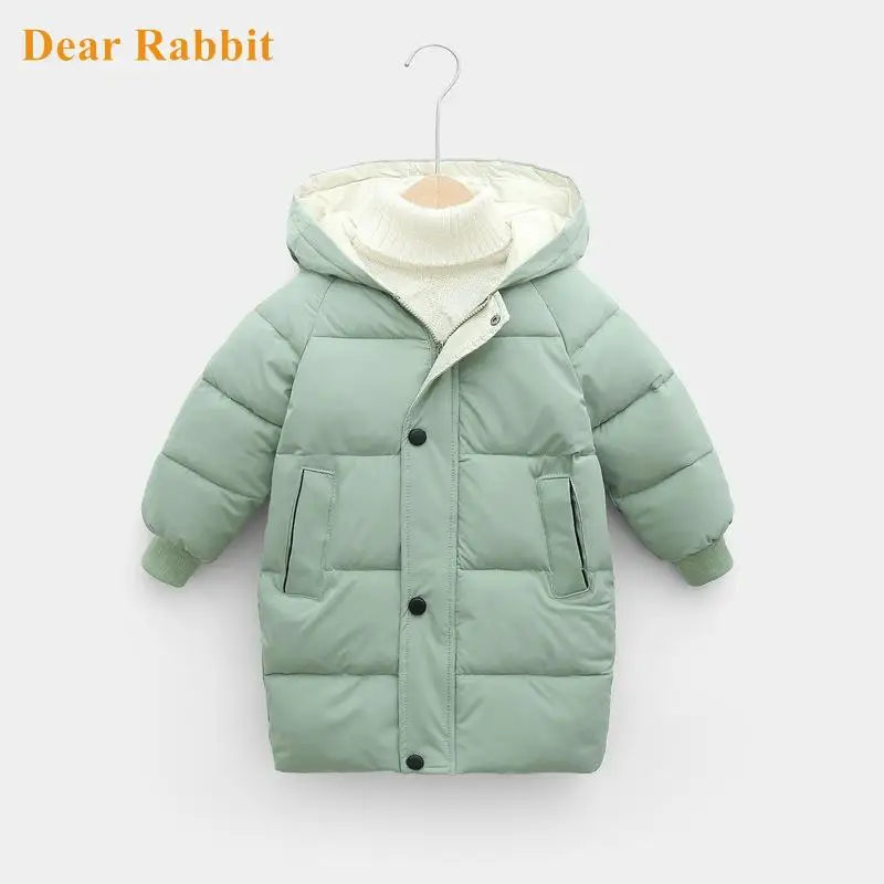 Fashion 2024 Children Winter down cotton Jacket Baby girl parka Kids warm outerwear Hooded coat snowsuit Overcoat Boy Clothes