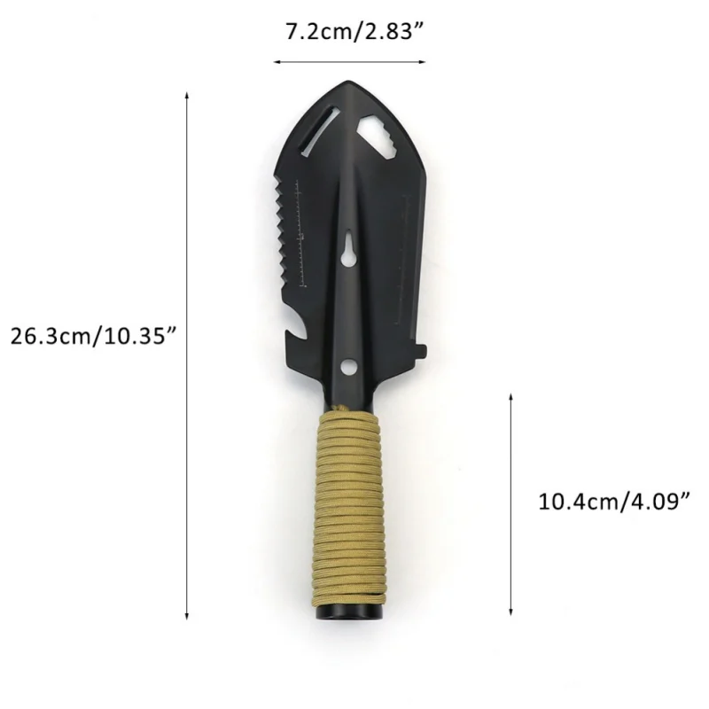 Camping Small Hand Shovel Outdoor Camping Military Shovel Stainless Steel Small Shovel Multifunctional Tools