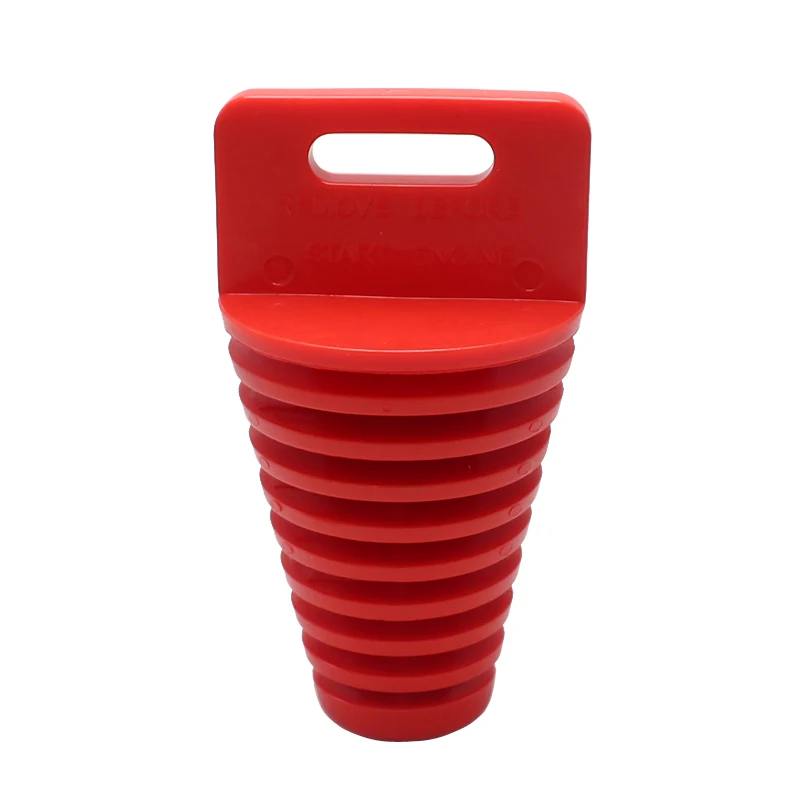 Tapón de tubo de escape de 33-62mm, silenciador de escape, tapón de lavado impermeable, silicona, para motocicleta todoterreno