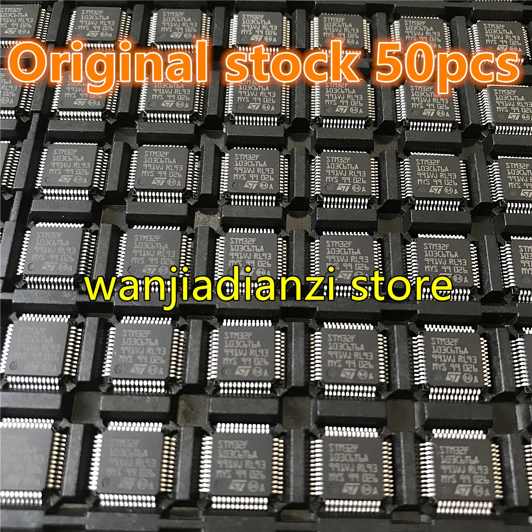 10pcs Original STM32F103C6T6 STM32F103C8T6 RBT6 RCT6 LQFP48 Single chip MCU microcontroller chips C6T6A C8T6