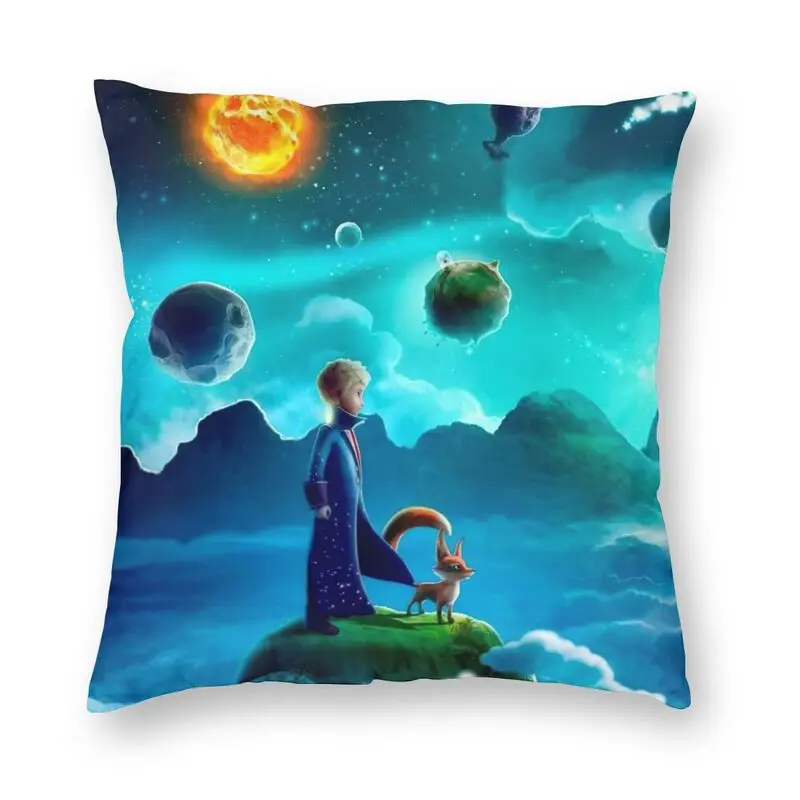 The Little Prince Cushion Cover Double Side Printing Le Petit Prince Throw Pillow Case for Sofa Cool Pillowcase Home Decoration