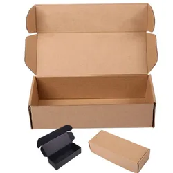 Brown Corrugated Paper Box Aircraft Carton Gift Packing Box Sock Package Hard Paper Gift Box Thicken 10pcs/lot