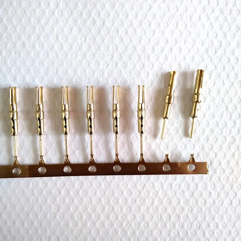 50PCS Nixie/VFD Tube Socket Pins 1mm Gold Plated IN-12 IN-18 IN-8