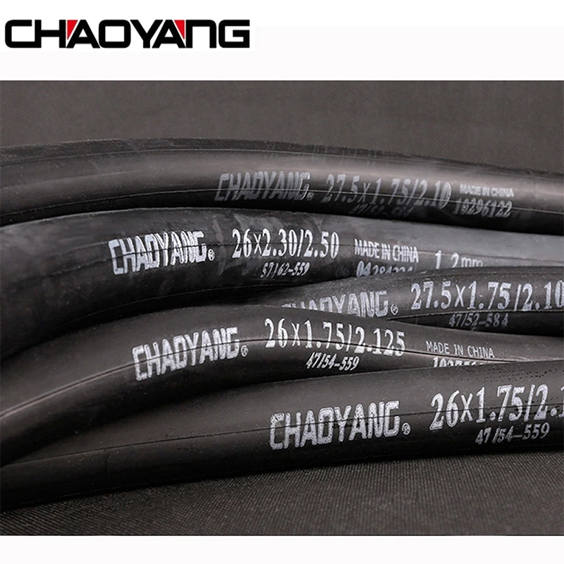 CHAOYANG 26x1.75/2.125 27.5x1.75/2.1 Bike Tube Butyl Rubber MTB Road Bicycle Presta Schrader Valve Tire Inner Replacement Camera