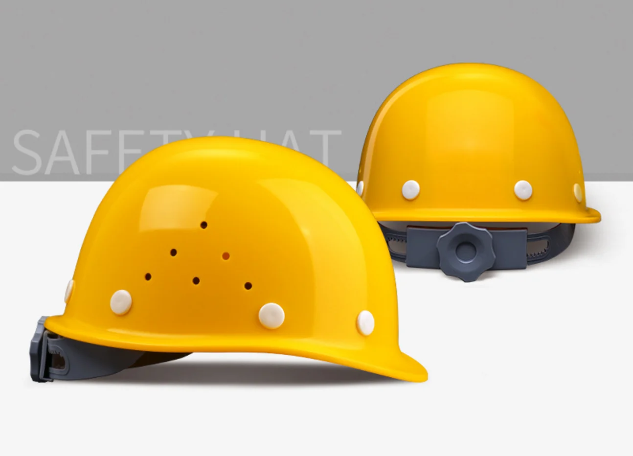 Safety Helmet Work ABS/Fiberglass Adjustable Helmet With Phosphor Stripe Construction Site Insulating Protect Helmets