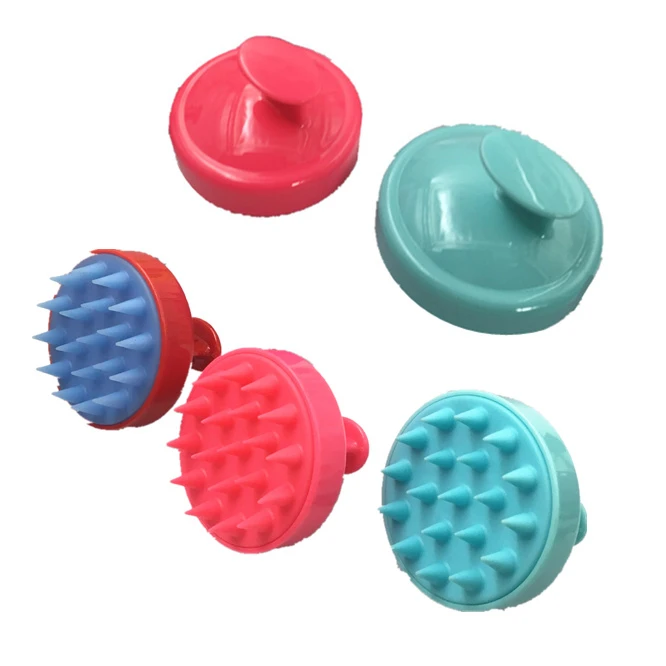 

10pcs NEW Silicone Head Body Scalp Massage Brush Comb Shampoo Hair Washing Comb Shower Brush Bath Spa Slimming Massage Brush