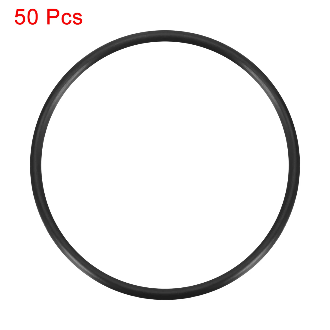Uxcell-juntas tóricas de caucho de nitrilo, anillos de sellado de 50,2mm x 55mm x 2,4mm, 50 unidades