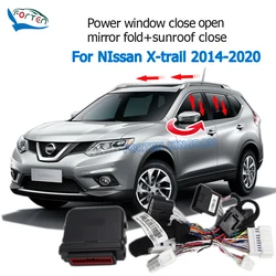 Car Side Rear View Mirror Folding And Auto Window Closer Open Sunroof Open Closing Kit For Nissan Xtrail X-Trail T32 2014-2020