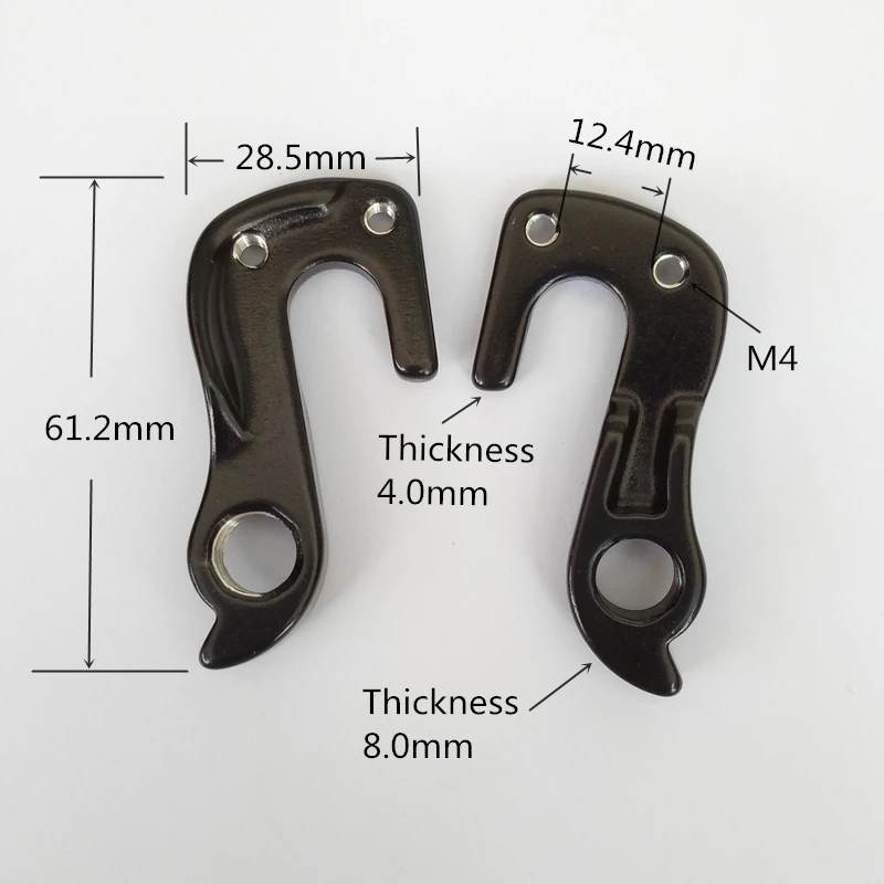 

2pcs Bicycle rear Derailleur hanger MTB alloy gear hangers dropout Frame Gear Tail Hook for CUBE 2015 Reaction GTC Aim Analog