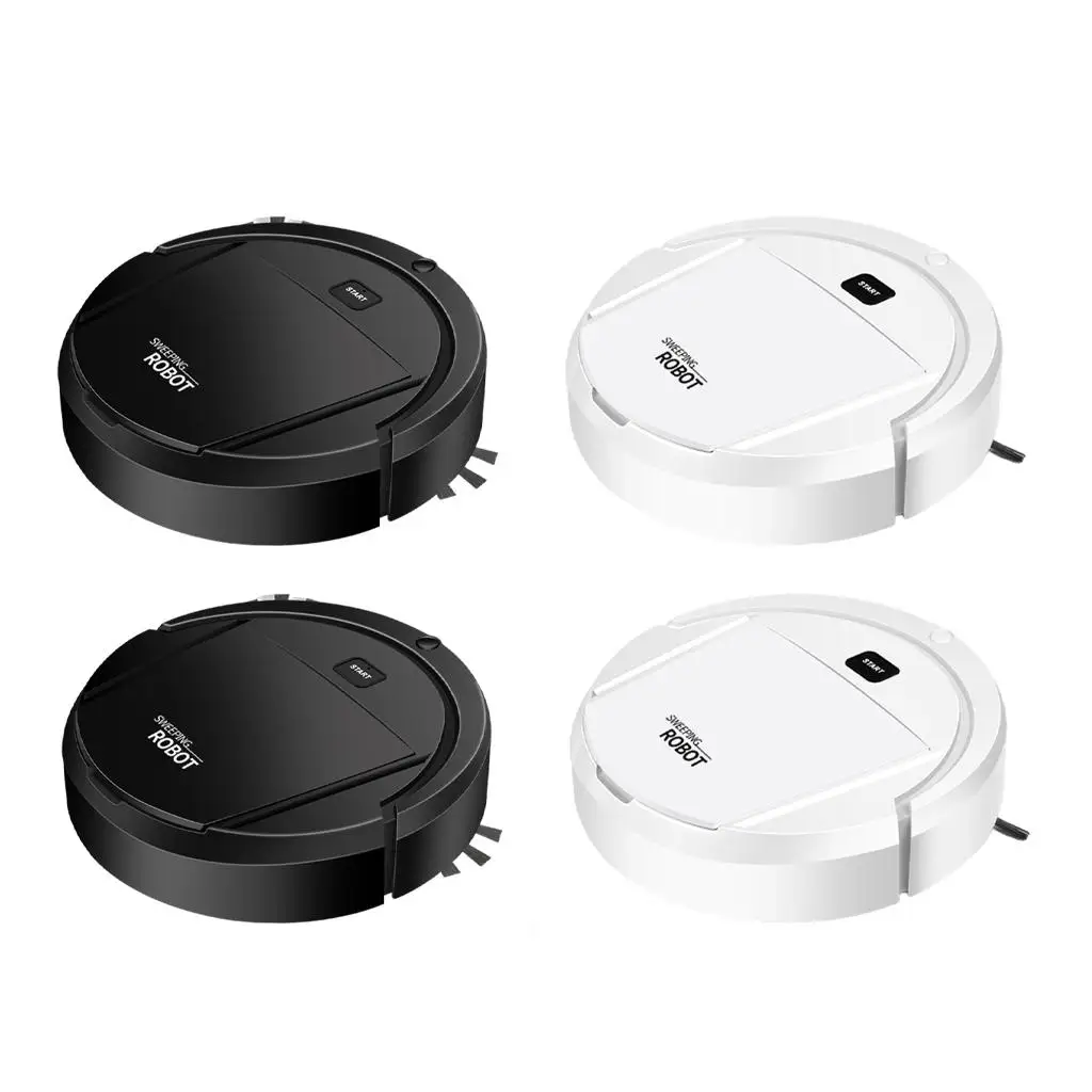 3 in 1 Robot Vacuum Cleaner Mini Rechargeable Suction Floor Sweeper for Hard Floor Carpets