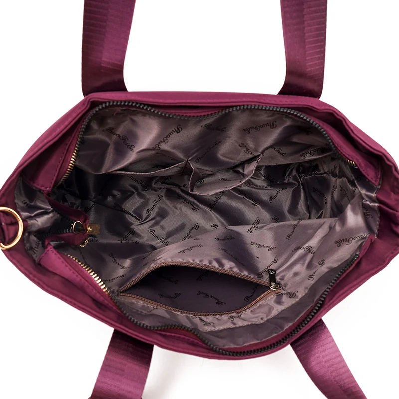 Borsa a tracolla a spalla femminile di alta qualità Borse in nylon di lusso Borse da donna con manico superiore Borsa a tracolla tote da donna