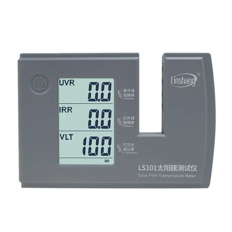 

High Precision Window Tint Light Transmission Meter for Measuring Ultraviolet Infrared Rejection Rate VLT Transmission Meter