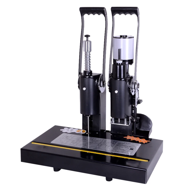 Document Binding Machine File Electric Binding Machine Semi-Automatic Punching and Riveting Pipe Dual-Use Binding Machine