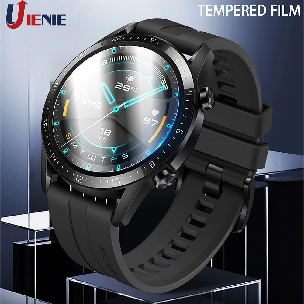 For Huawei GT GT2 46mm Tempered Glass Film Guard for gt 2 Pro 46mm/2e/ GS Pro Smart Watch Screen Protector Protective Glass Film