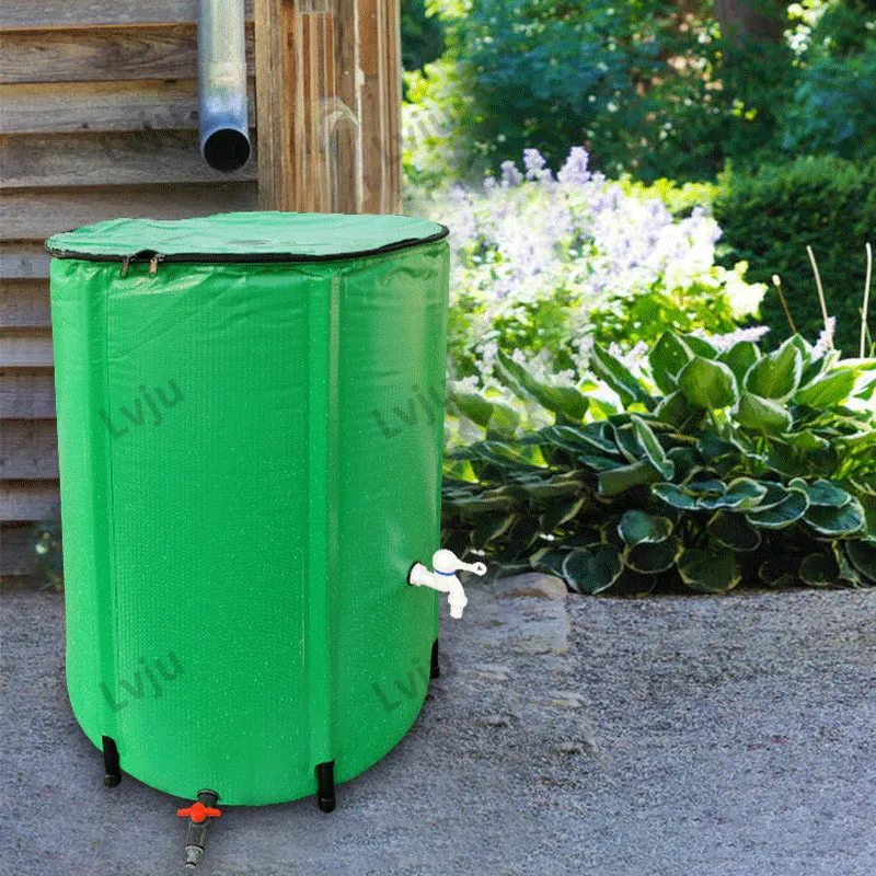 Lvju Multi Color Folding Rainwater Tank Collapsible Rain Barrel Water Collector