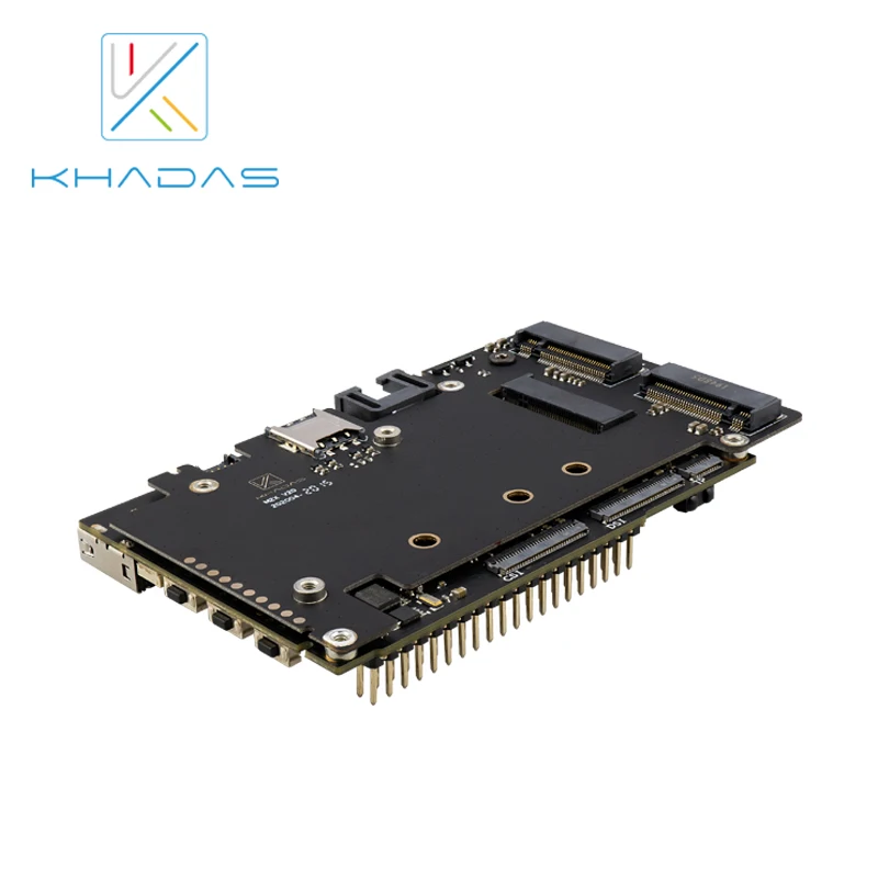 Khadas New M2X Extension Board without POE capability(VIM3 /VIM3L/VIM4/Quectel 4G LTE Module) etc