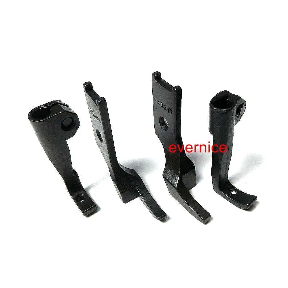 New Zipper Foot Set Left & Right Toe For Juki Lu-562 563 1508 Dnu-241 1541 ++