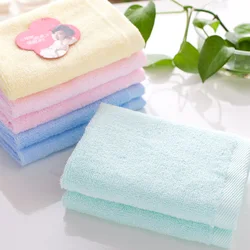 Bamboo Fiber Face Hand Towel, Baby Towels, Small Towel, Bathroom Cotton, 100%, Soft Face, Body, Adults, Child, 25x25cm