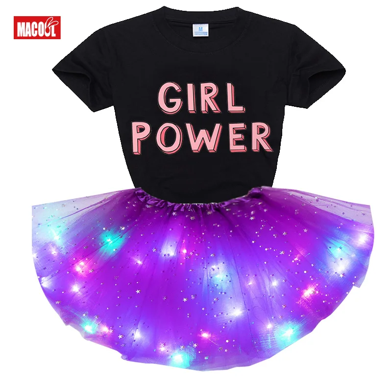 

Baby Girls Dress Sets 2021 Summer Princess Costumes Dress Cute Toddler Baby Clothes Kids 2pcs Children T Shirt +Tutu Dress Set