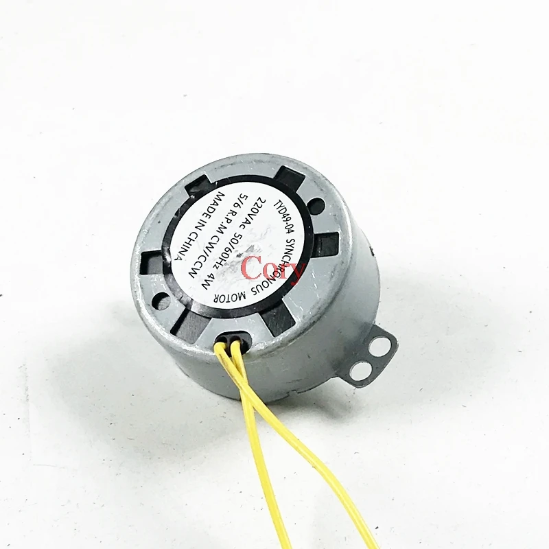 1Pc CW/CCW Claw-Pole Permanent Magnet Synchronous Motor AC220-240V 50 Hz 5RPM 15RPM 33RPM Electric Heaters Round