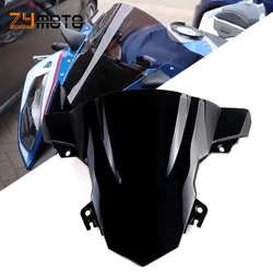 ダブルバブル付きモーターサイクルフロントガラス,bmw s1000rr 2015 2016 2017 s 2018 rr s1000 1000rr用アクセサリー,フロントガラス