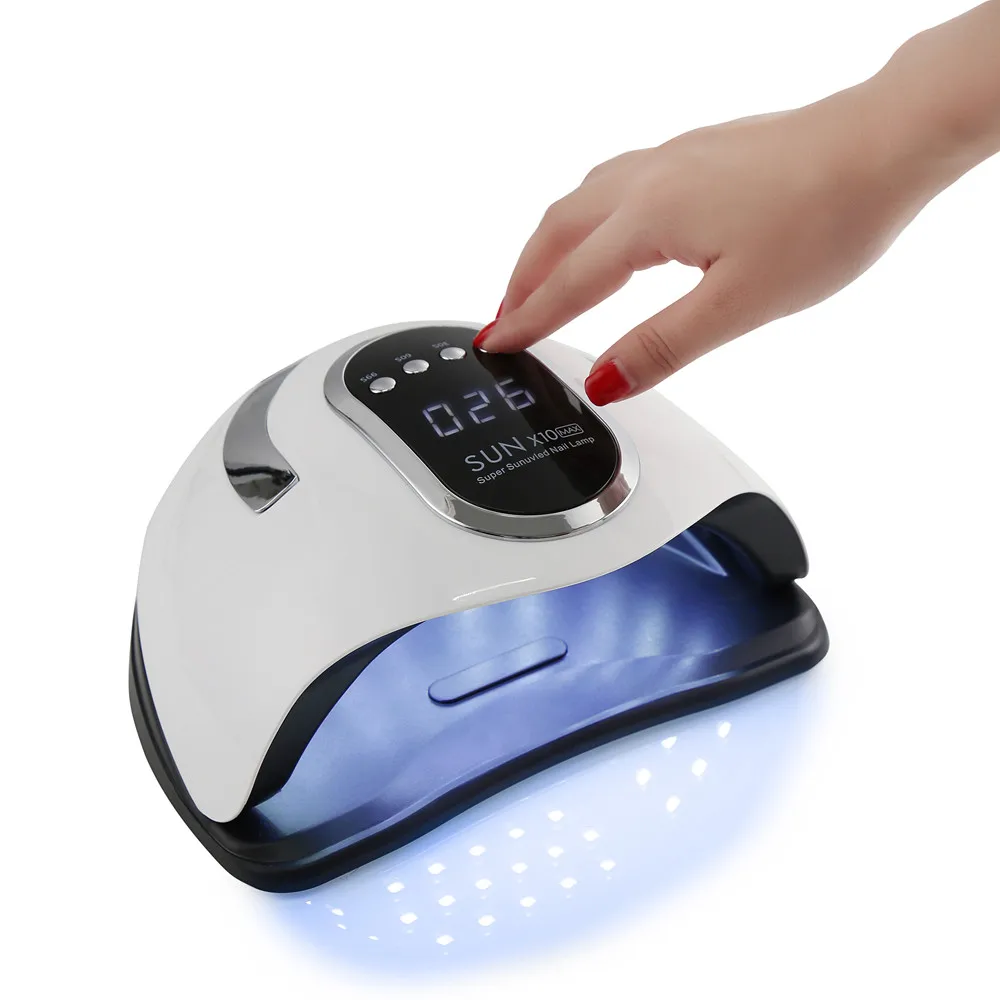 SUN X10 MAX UV LED Lamp For Nail Dryer Manicure Nail Lamp UV Gel Varnish Nail With Motion Sensing Professional Lamp