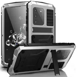 Heavy Duty Metal Armor Shockproof Case For Samsung galaxy S22 S23 S24 S25 Ultra Hard Aluminum Alloy Cover For Samsung S25 Plus