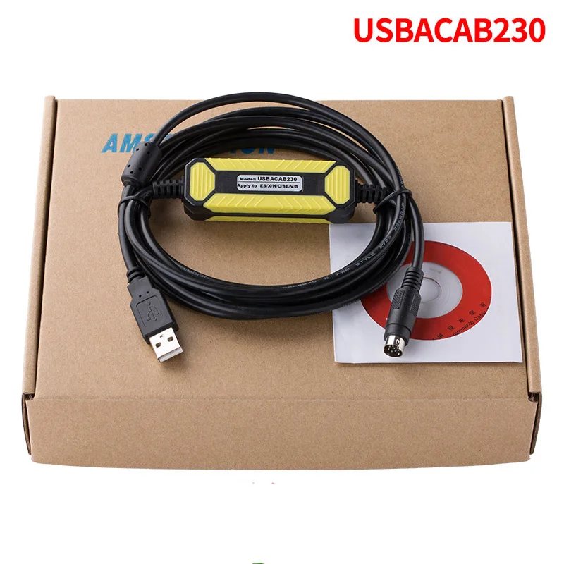 Adatto per cavo di programmazione Delta PLC dvp es ex eh serie ec cavo dati di download USBACAB230