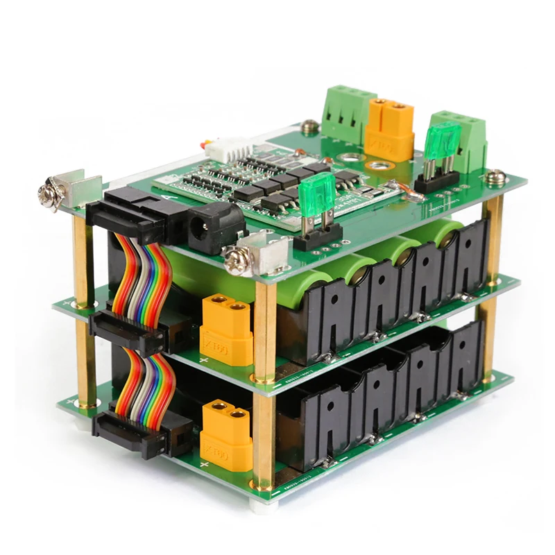 DIY 16.8V bez spawania 4 seria 18650 System zarządzania baterią litową opakowanie na baterie BMS