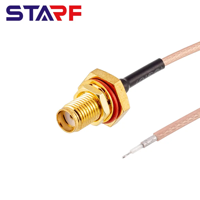 

5G Beidou vehicle antenna receiver feeder SMA-K female RG178 stripping intelligent dishwasher coaxial line