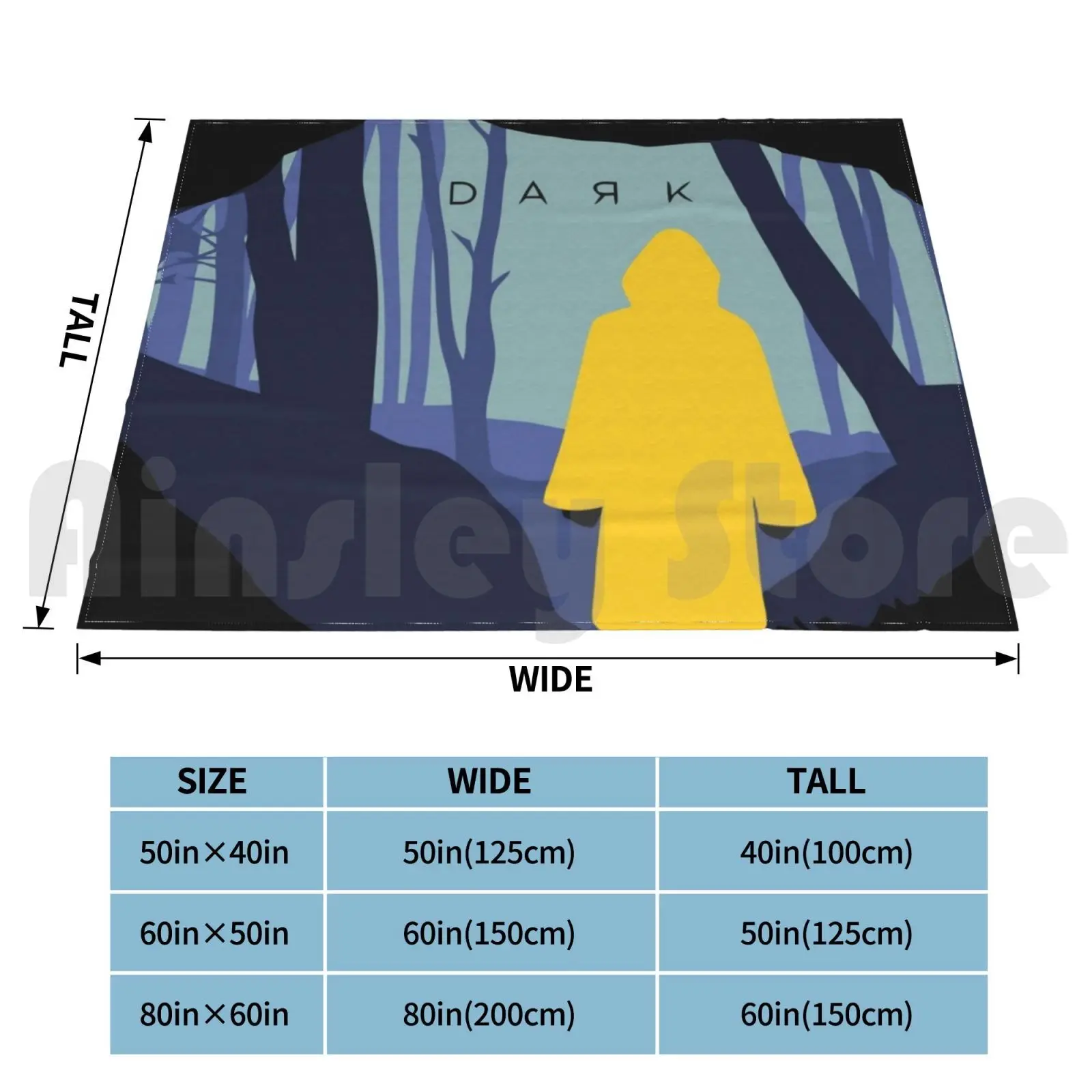 Dark Cave Blanket For Sofa Bed Travel Netflix Dark Tv Retro Series Dark Netflix Fantasy Sci Fi Black Gelfling