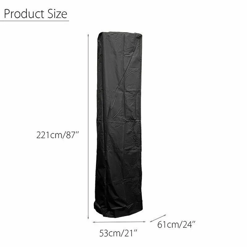 Abdeckung Outdoor Garden Heater Waterproof Cover Garden Patio Furniture Dustproof  Rainproof Heating Cover Heater Dust Cover