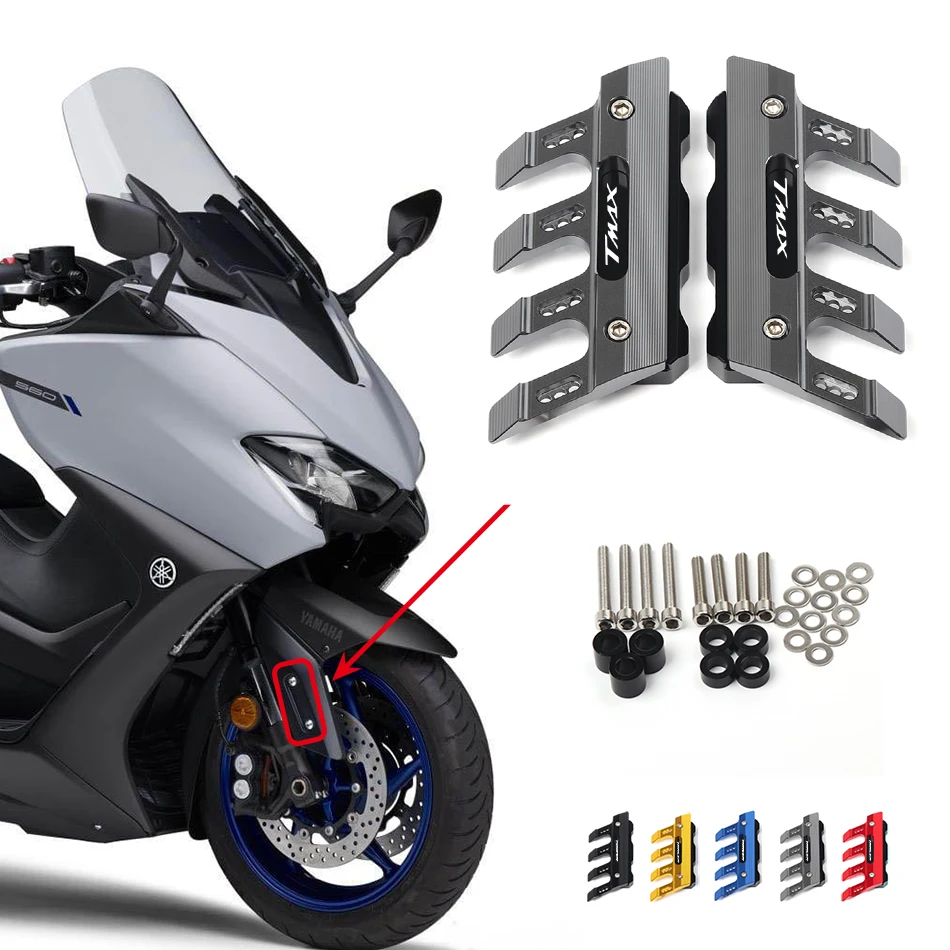 

For Yamaha TMAX-560 Tmax 560 Motorcycle CNC Aluminum mudguard side protection block front fender side anti-fall slider