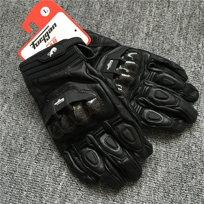 Furygan AFS 6 Motorcycle Gloves Short Knight Carbon Fiber Drop Protection Gloves Leather Wearable Breathable Riding Gloves image 5