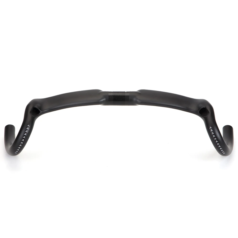 Neuer Carbon-Gravel-Lenker mit Großer Flare-Bar für Cyclocross und Rennräder, 370/390/410/430 mm Carbonfaser-Fahrradlenker – Detail 10