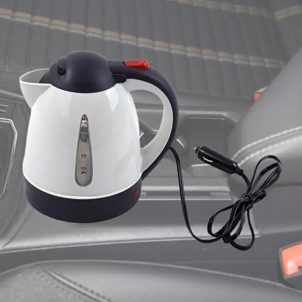 12V150W 24V250W 1000ml Vehicle Water Bottle Stainless Steel Car Electric Kettle Tea Water Coffee Heater Cup Travel Water Boiler